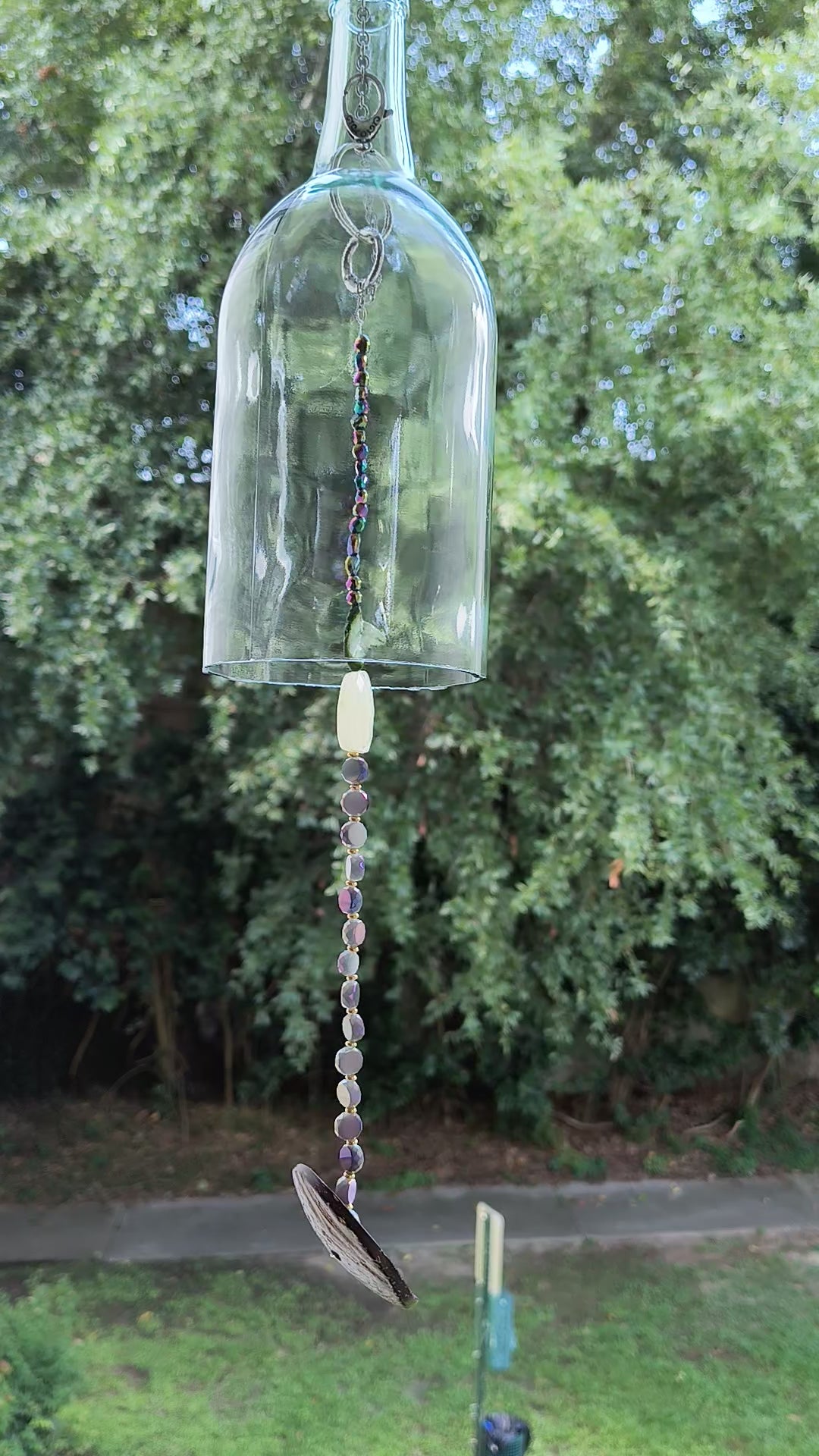 Glass wind chime