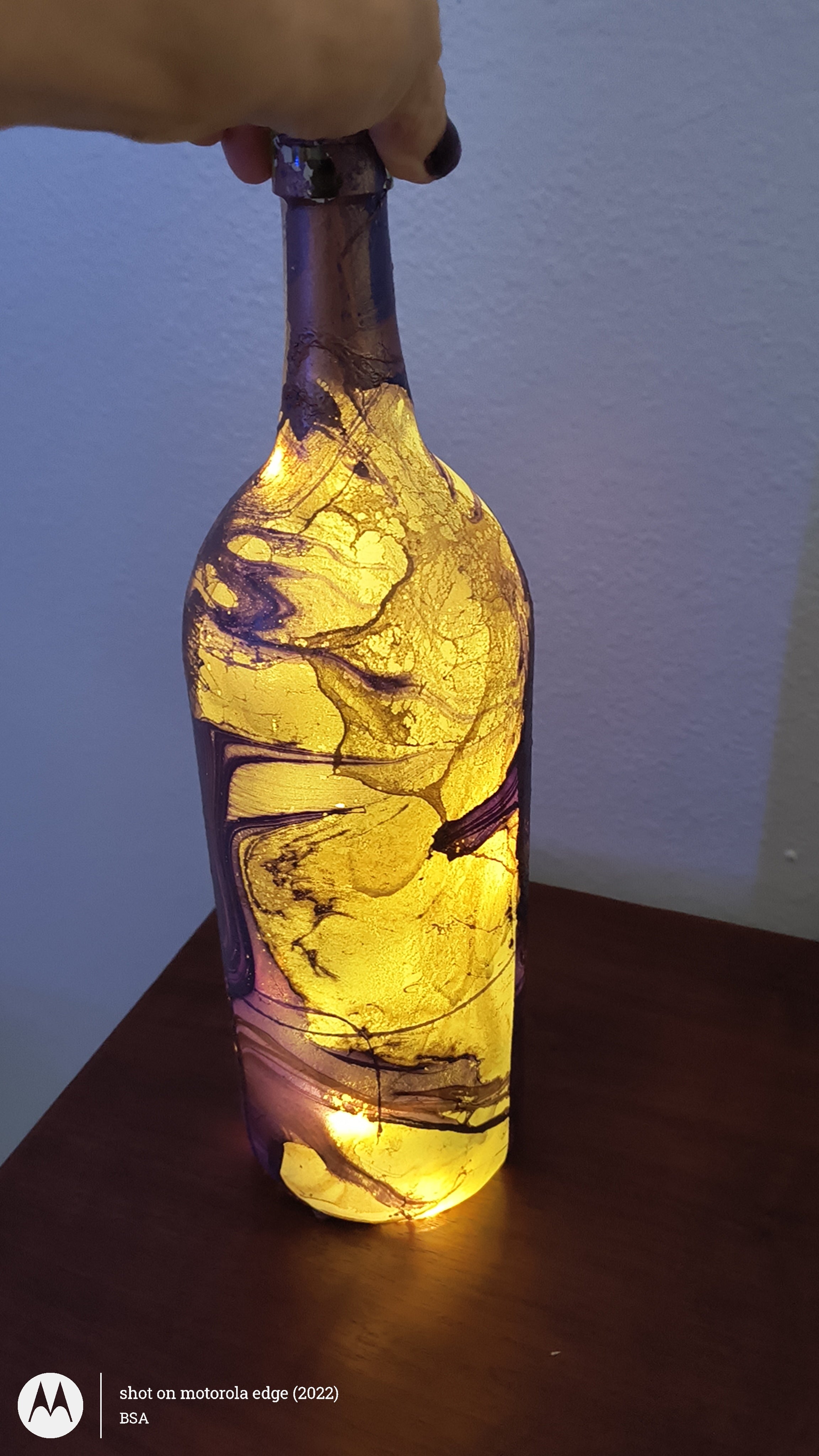 Marble with lights