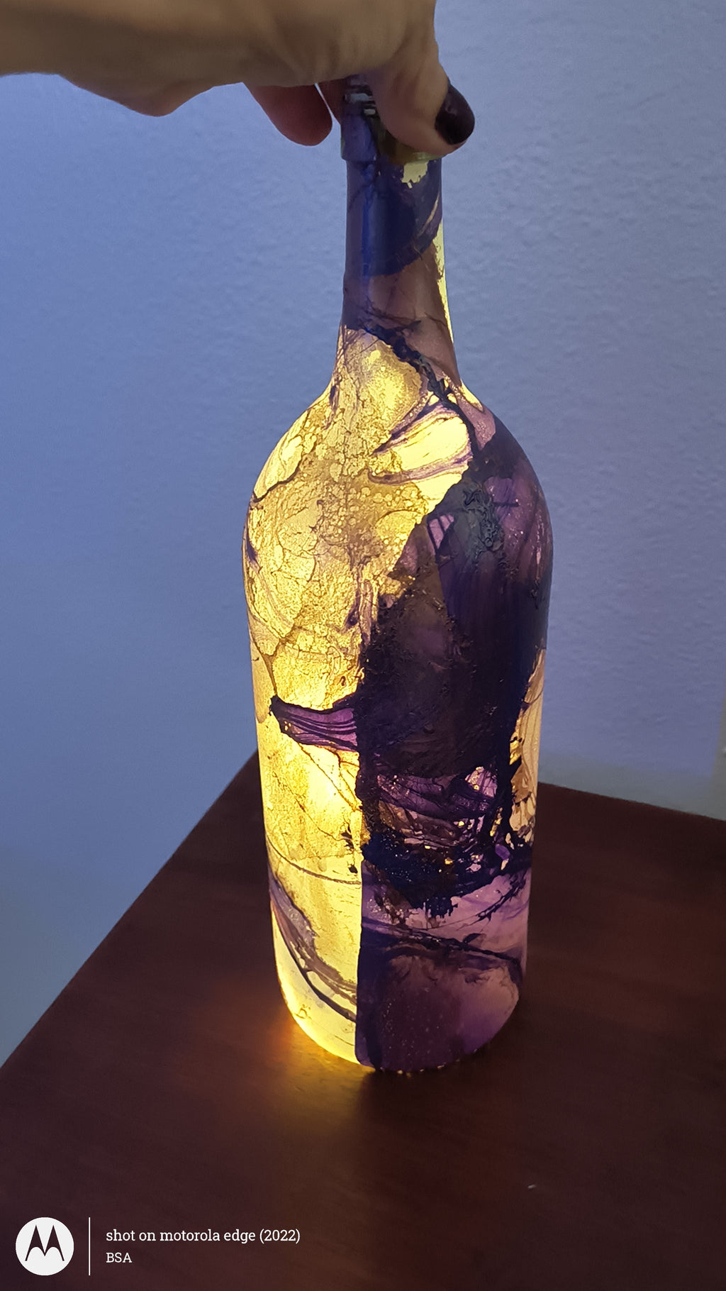 Marble with lights