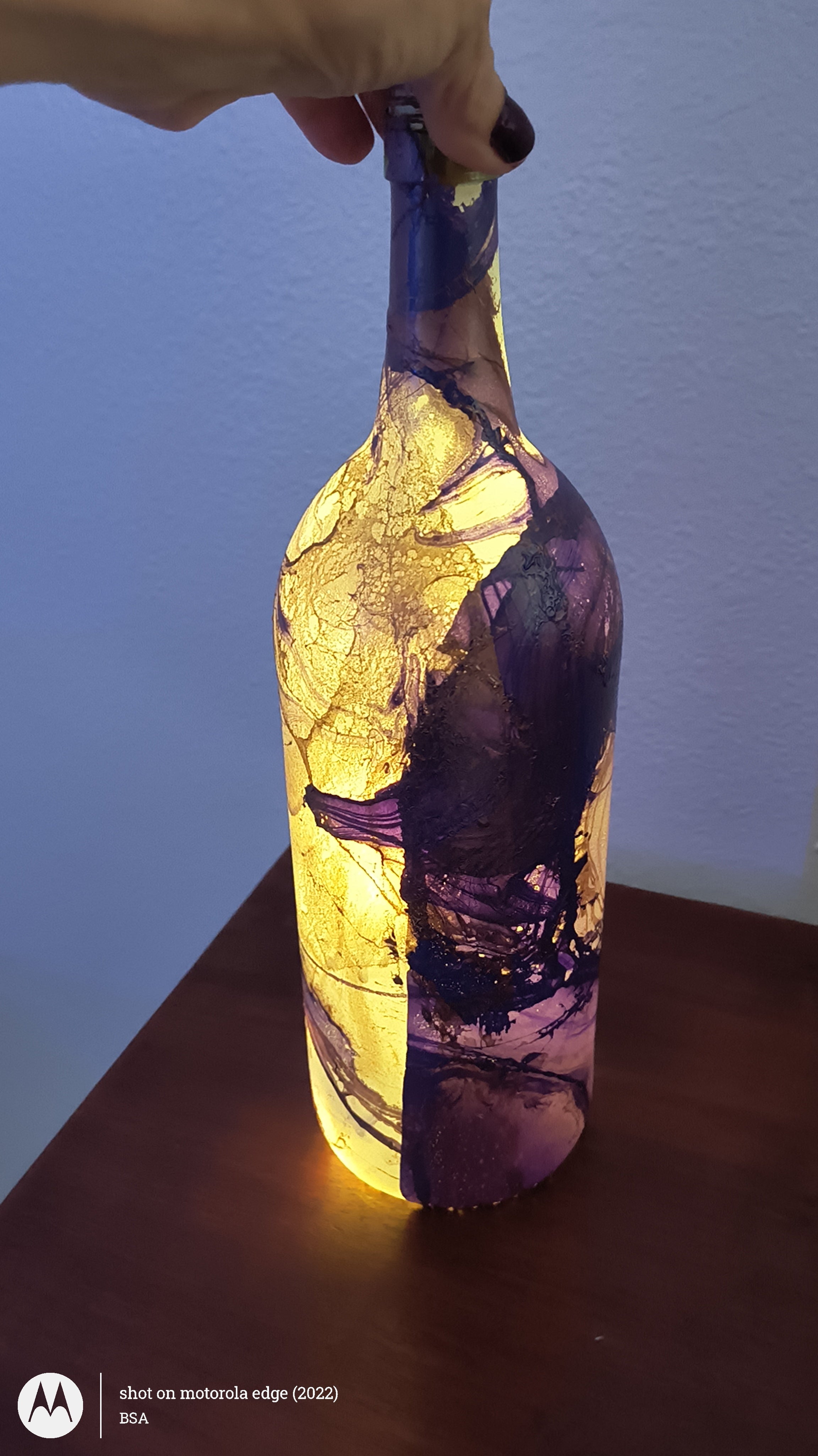 Marble with lights